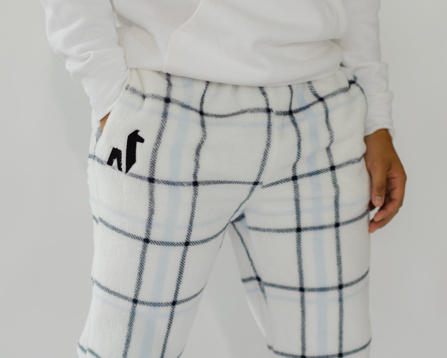 Llamajamas Adult Unisex fluffy pajama pants